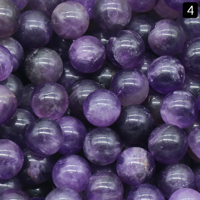 10MM hole-free round beads agate crystal semi-precious stone agate round beads scattered beads diy