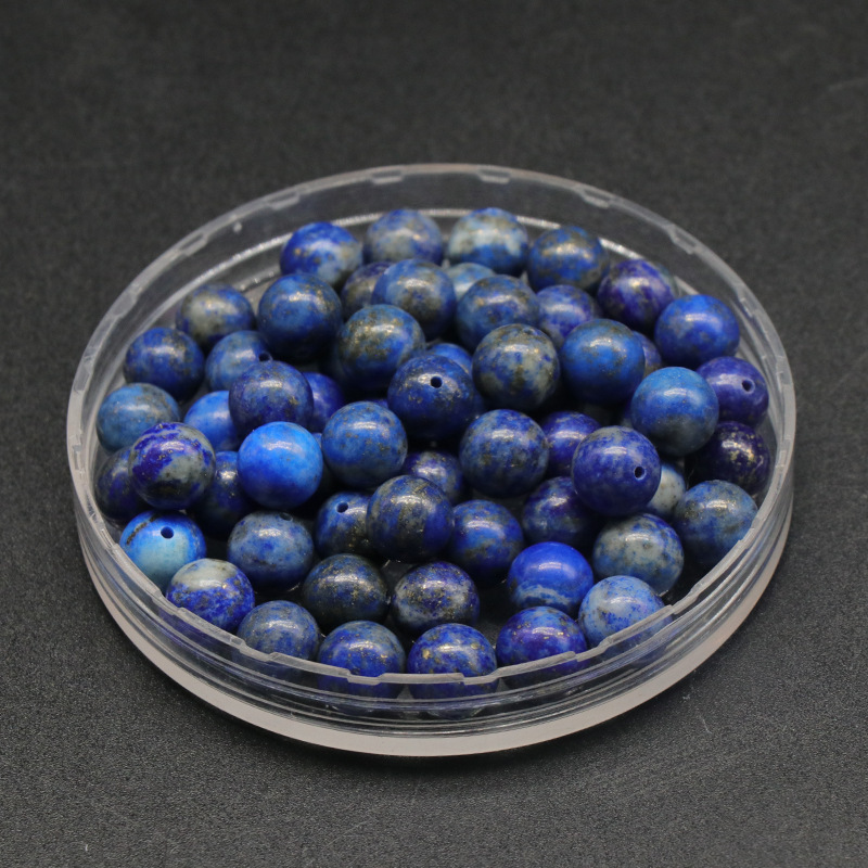 8mm half hole beads natural crystal agate half hole round beads scattered beads DIY