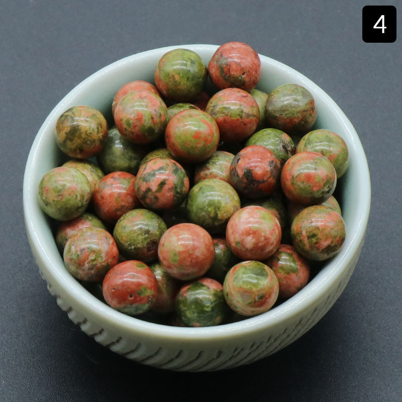 8mm hole-free beads natural crystal semi-precious stone agate round beads diy