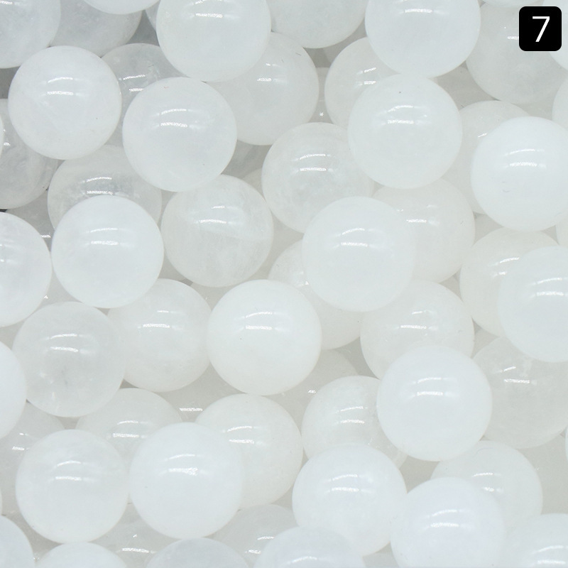 10MM hole-free round beads agate crystal semi-precious stone agate round beads scattered beads diy