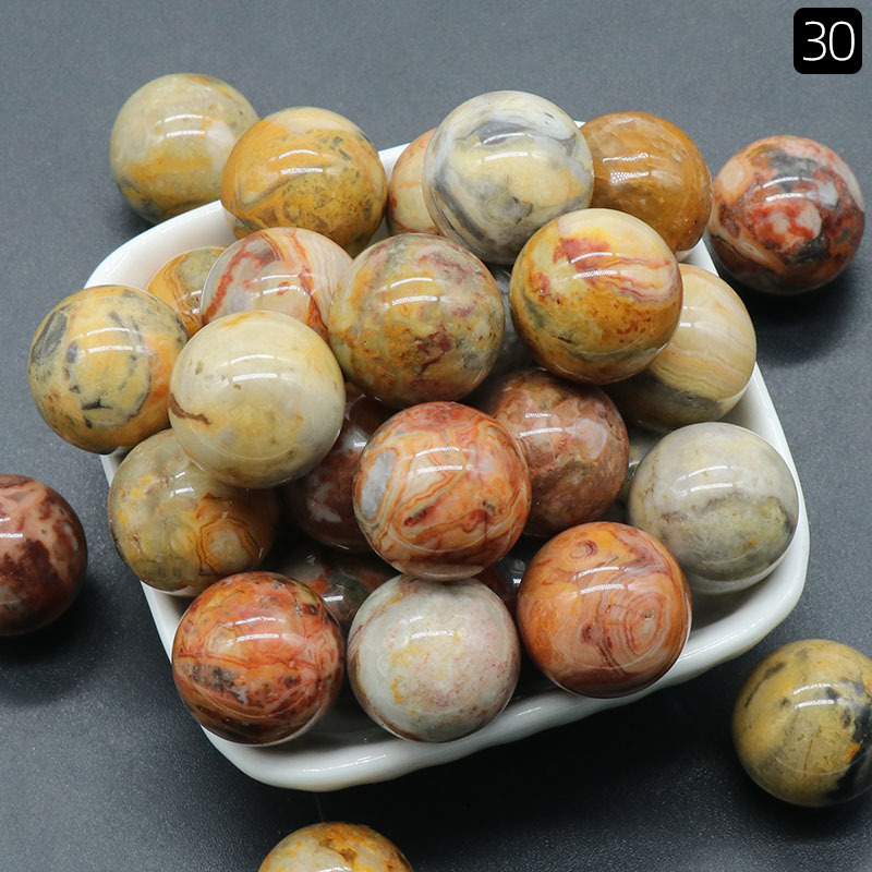 Holeless 20mm round ball natural amethyst agate diy holeless stone round beads