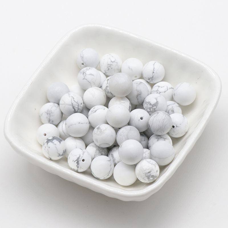 10mm half hole beads natural crystal agate half hole round beads scattered beads DIY