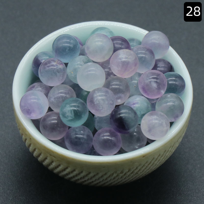 8mm hole-free beads natural crystal semi-precious stone agate round beads diy