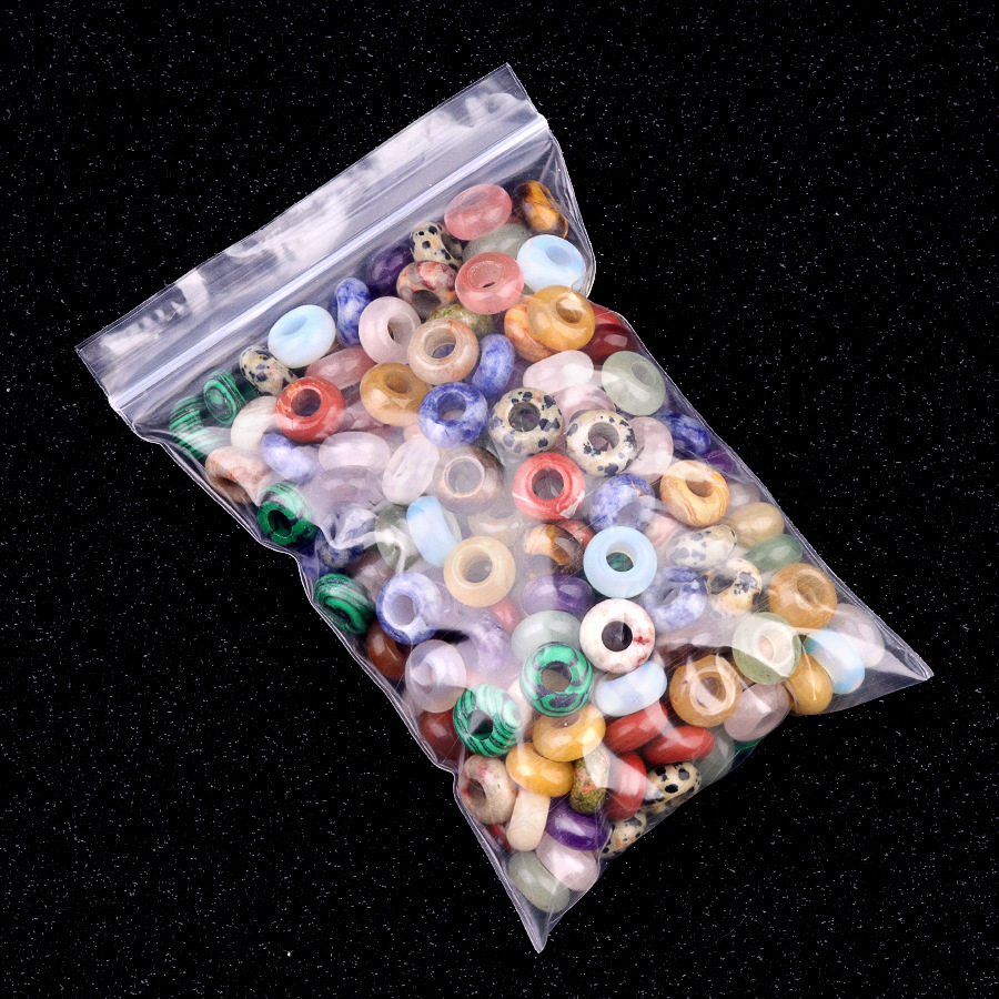 6x12mm hole 5mm large hole abacus beads natural stone large hole beads DIY