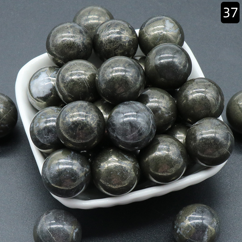 Holeless 20mm round ball natural amethyst agate diy holeless stone round beads