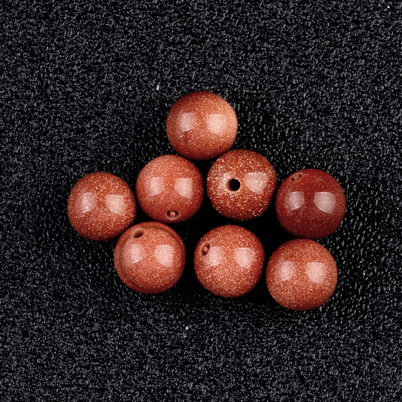 8mm half hole beads natural crystal agate half hole round beads scattered beads DIY
