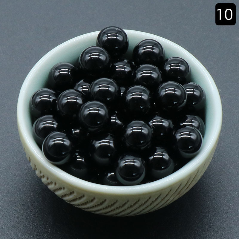 8mm hole-free beads natural crystal semi-precious stone agate round beads diy