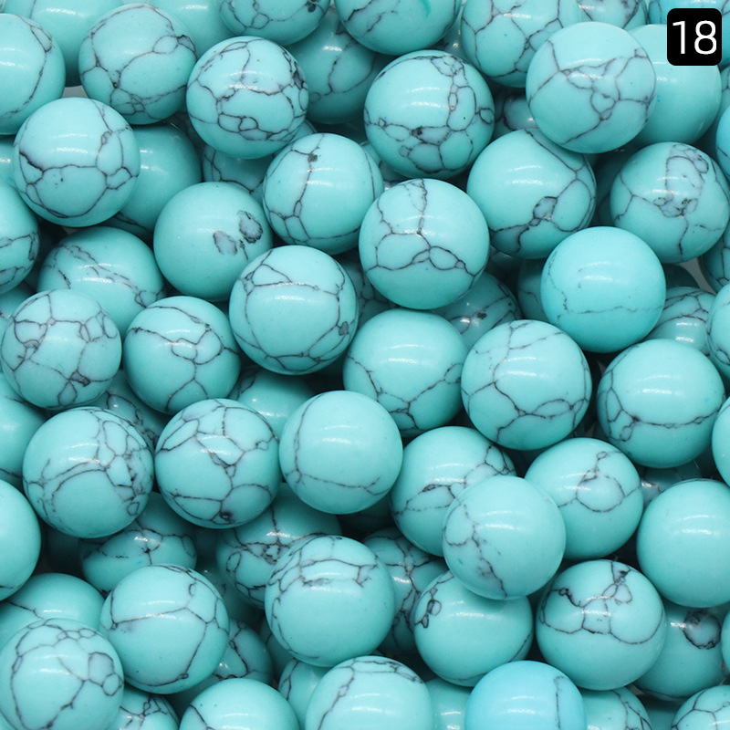 10MM hole-free round beads agate crystal semi-precious stone agate round beads scattered beads diy