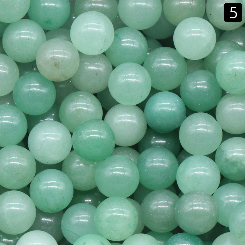 10MM hole-free round beads agate crystal semi-precious stone agate round beads scattered beads diy