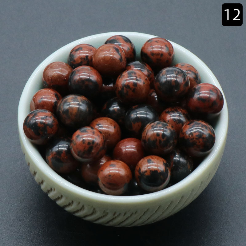 8mm hole-free beads natural crystal semi-precious stone agate round beads diy