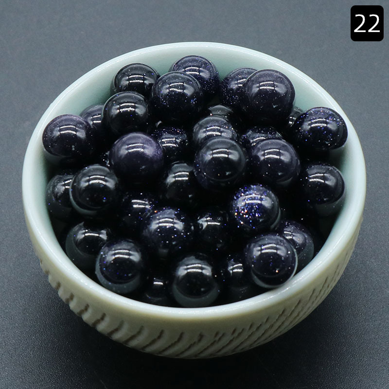 8mm hole-free beads natural crystal semi-precious stone agate round beads diy