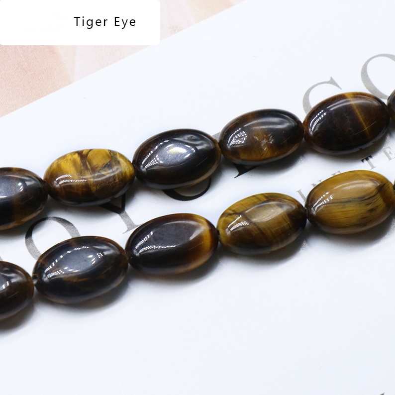 Agate crystal semi-precious stone 10*14mm oval egg-shaped beads DIY