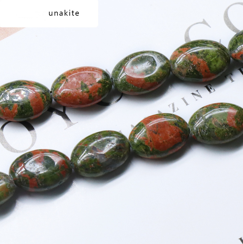 Agate crystal semi-precious stone 10*14mm oval egg-shaped beads DIY