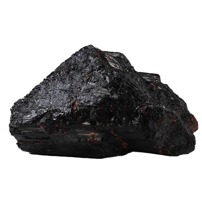 Large size natural tourmaline black tourmaline crushed stone particles black tourmaline large piece of rough stone