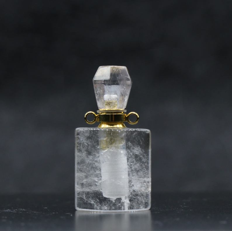 Crystal Perfume Bottle Pendant Essential Oil Bottle Pendant