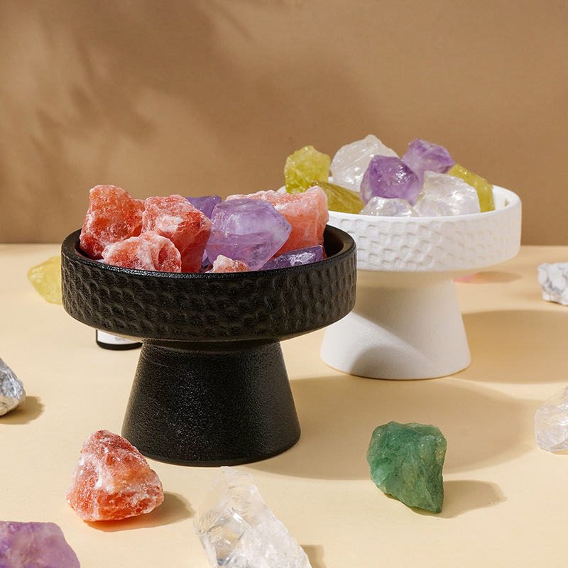 Natural crystal raw stone fireless aromatherapy essential oil diffuser stone home interior decoration