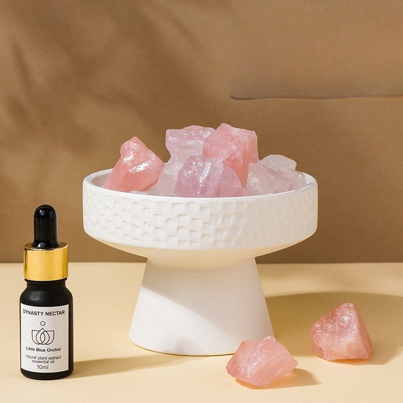 Natural crystal raw stone fireless aromatherapy essential oil diffuser stone home interior decoration