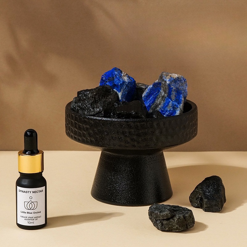 Natural crystal raw stone fireless aromatherapy essential oil diffuser stone home interior decoration