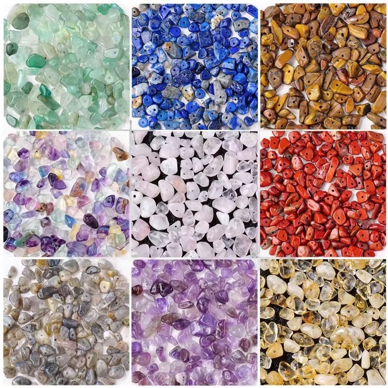 1kg Natural Stones Mixed Crystal Material Crystal Gravel Stone Chips Ore Minerals Reiki Specimen Gemstones Aquarium Decoration