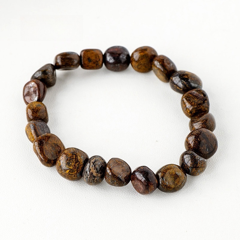 Natural crystal large grain gravel rolling stone bracelet irregular shaped jade agate bracelet