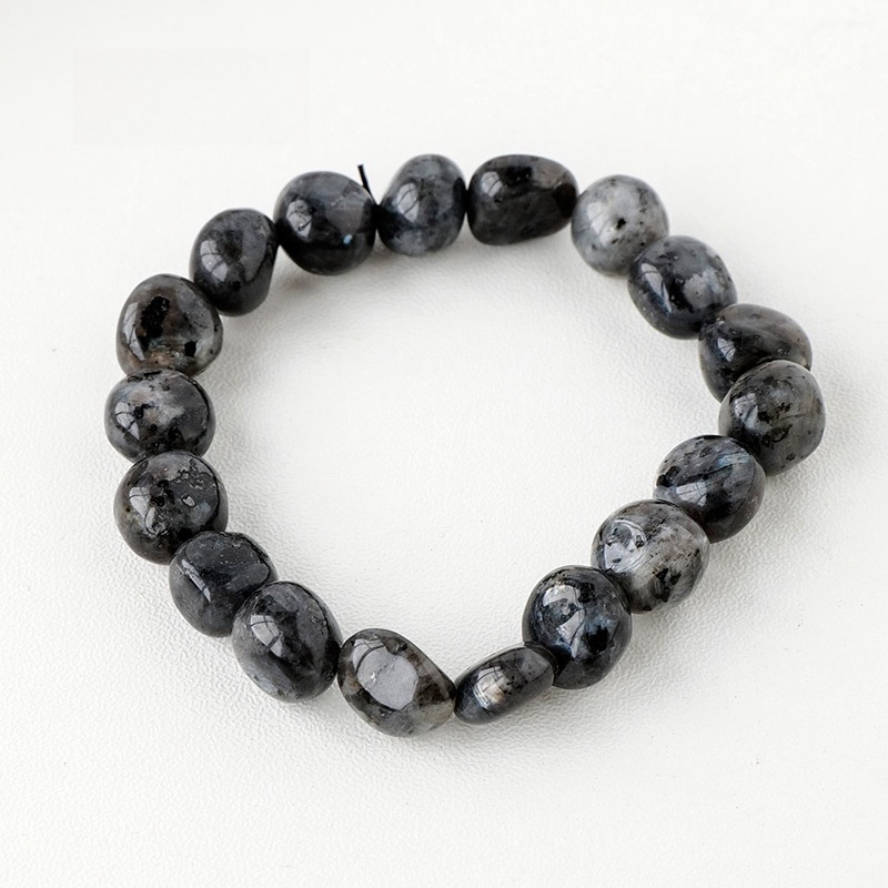 Natural crystal large grain gravel rolling stone bracelet irregular shaped jade agate bracelet
