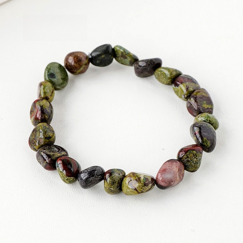 Natural crystal large grain gravel rolling stone bracelet irregular shaped jade agate bracelet