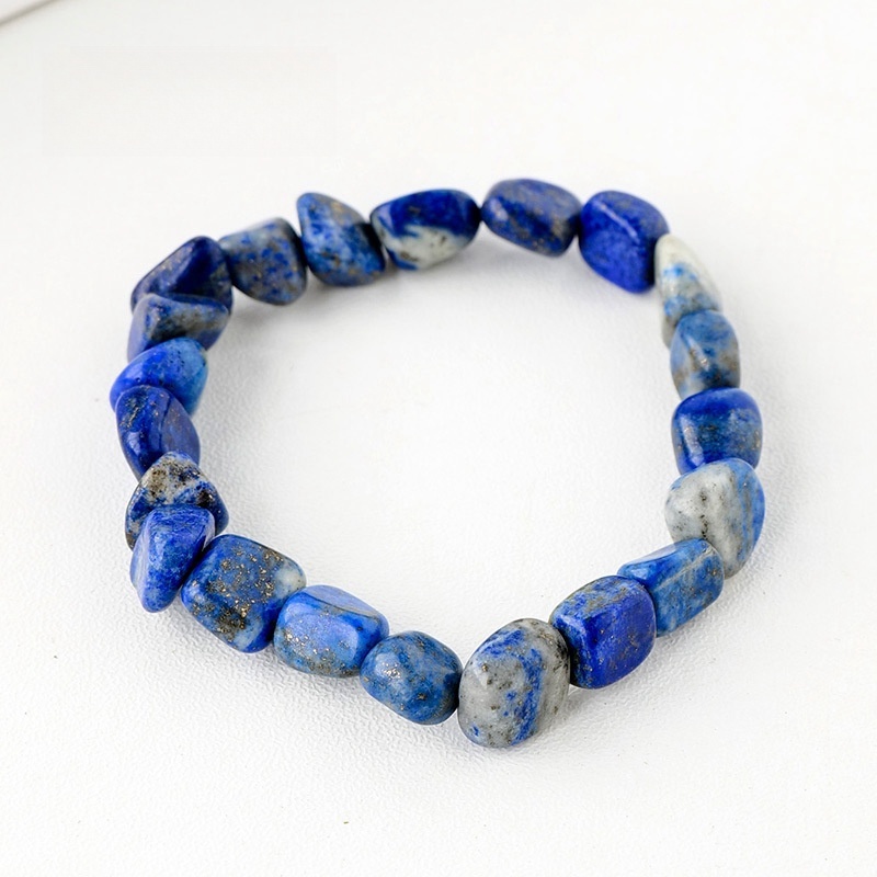 Natural crystal large grain gravel rolling stone bracelet irregular shaped jade agate bracelet