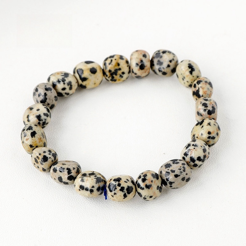 Natural crystal large grain gravel rolling stone bracelet irregular shaped jade agate bracelet