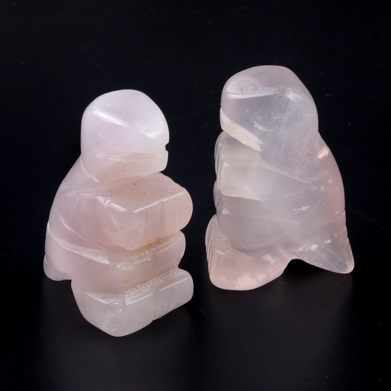 1in dinosaur crystal agate stone mini carving small animal semi-precious stone craft dinosaur ornaments
