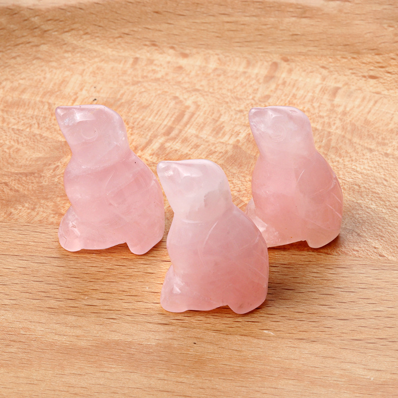 1in bird crystal agate stone mini carved small animal semi-precious stone craft bird ornament