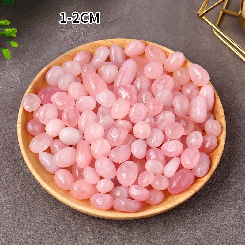 Natural crystal rolling stone flower pot fish tank decoration aromatherapy diffuser demagnetizing stone