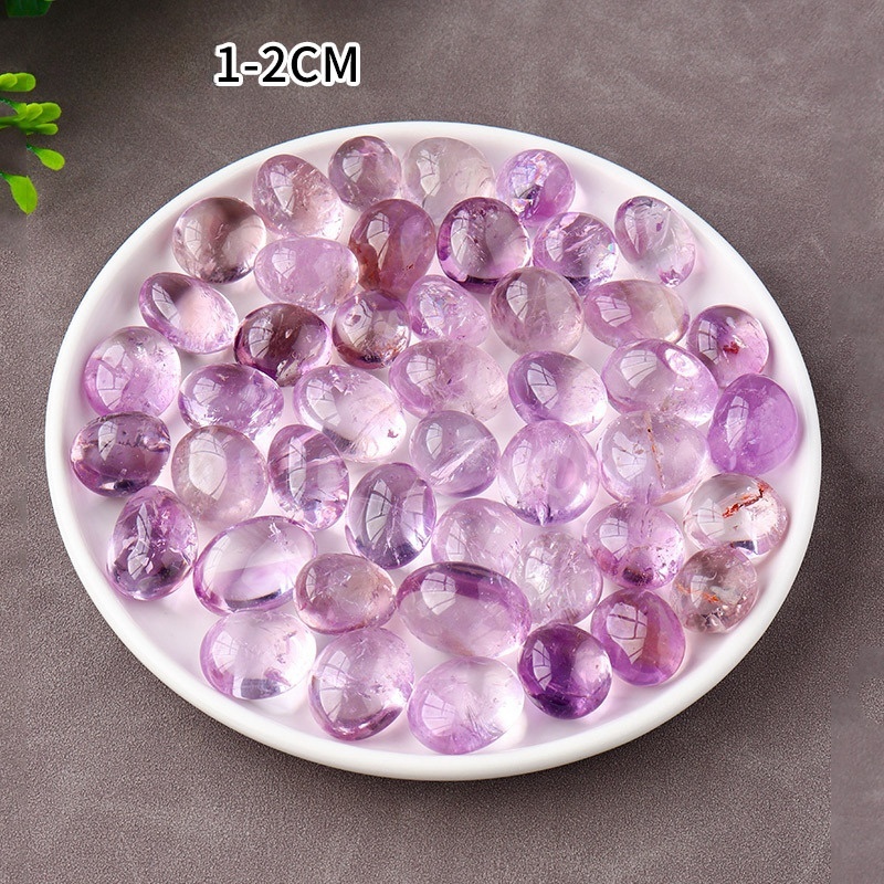 Natural crystal rolling stone flower pot fish tank decoration aromatherapy diffuser demagnetizing stone
