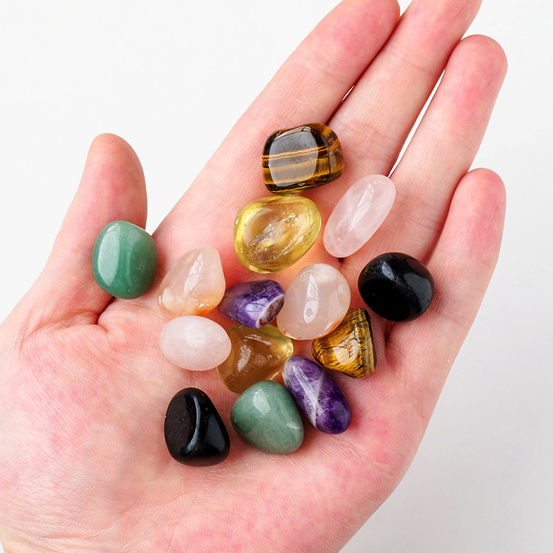 Natural polished tumbled stone crystal stone aromatherapy stone diffuser stone