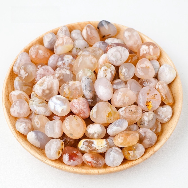 Natural polished tumbled stone crystal stone aromatherapy stone diffuser stone