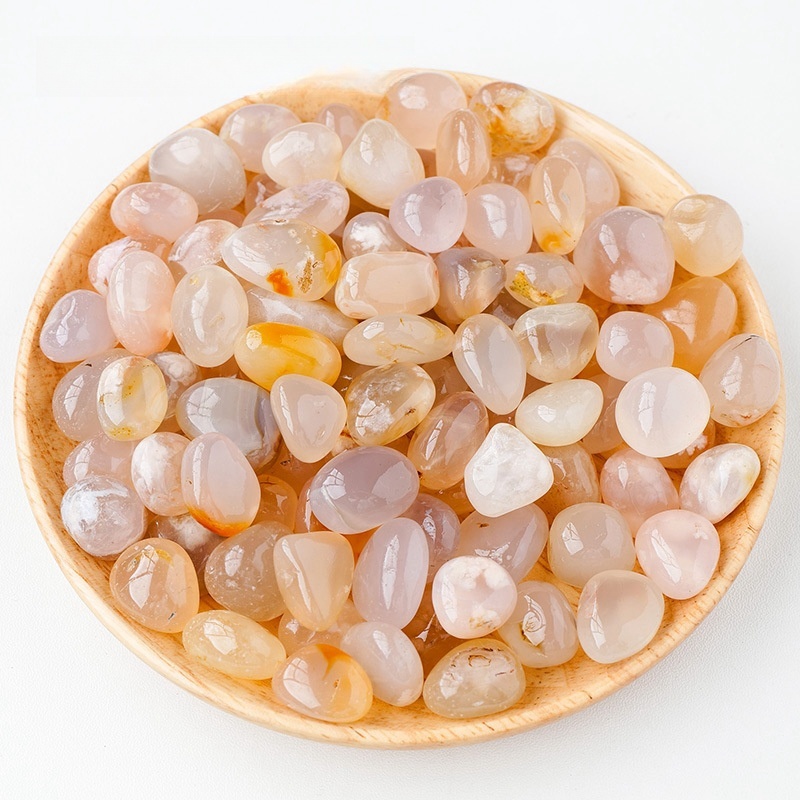 Natural polished tumbled stone crystal stone aromatherapy stone diffuser stone