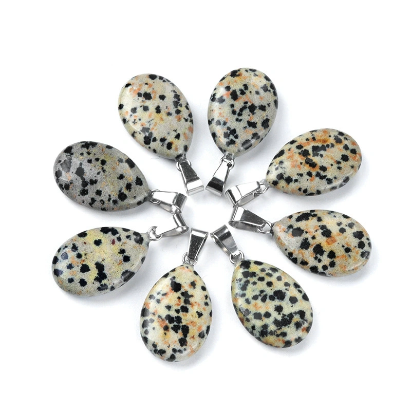 16x24mm flat water drop pendant natural crystal agate water drop pendant