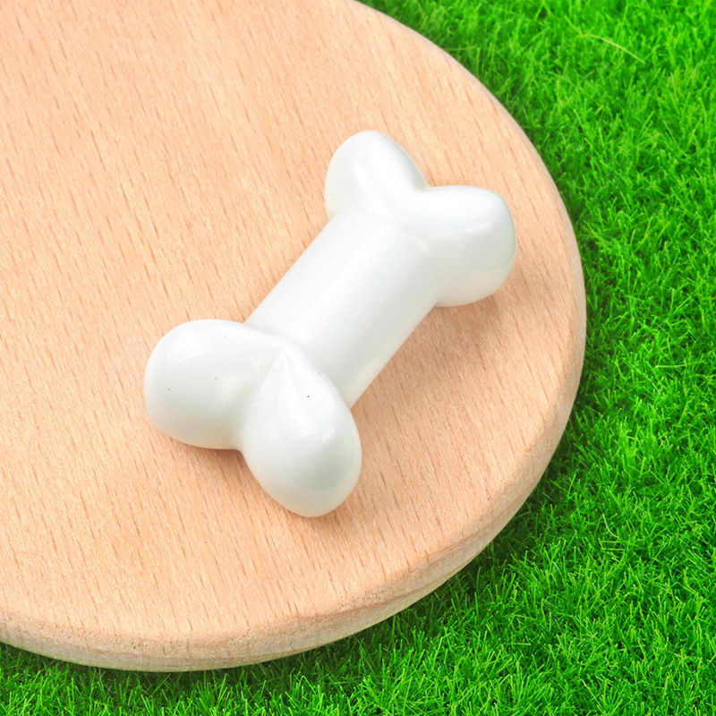 Carved bone natural crystal agate 35mm bone mini small ornaments diy jewelry material