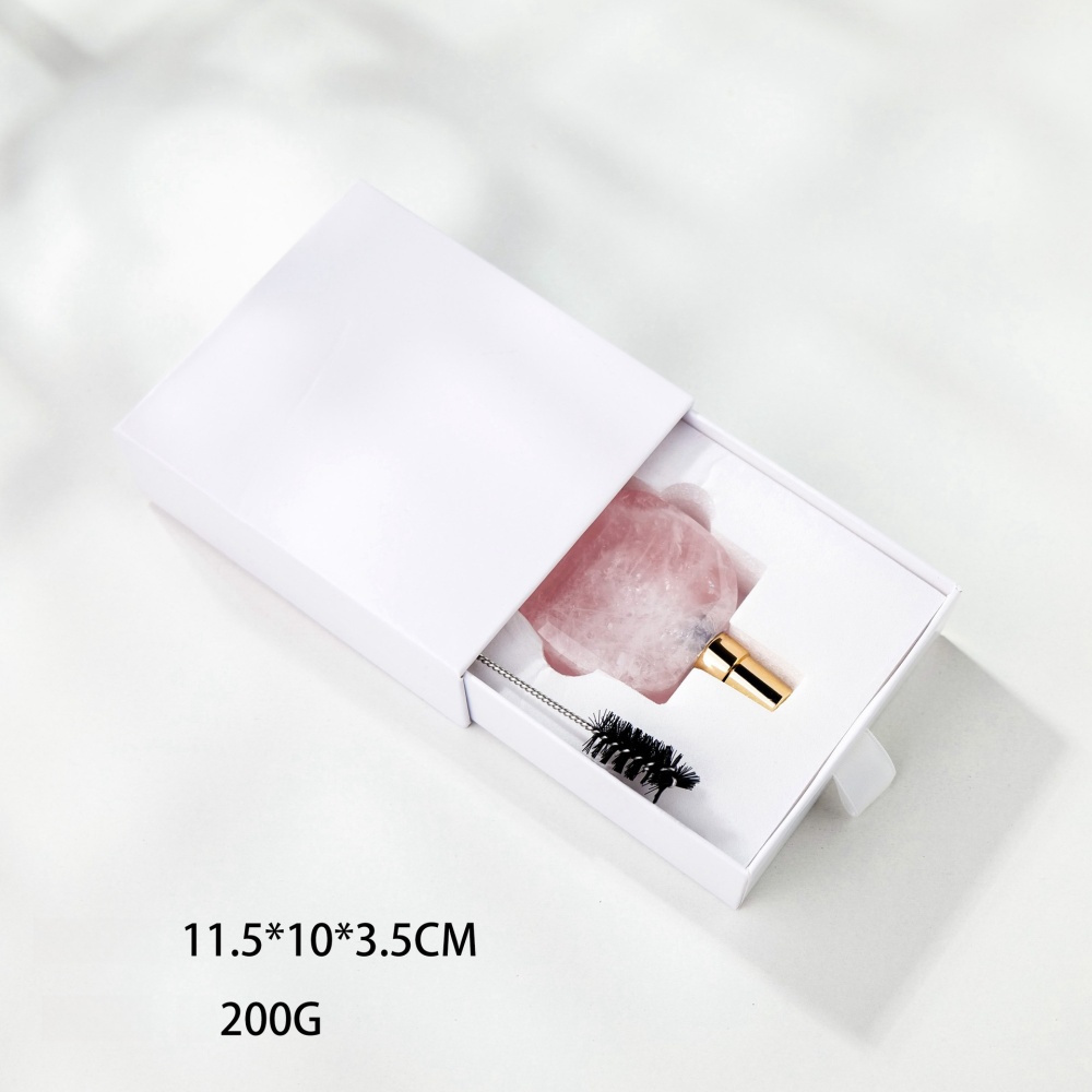 Hot selling natural crystal special shaped spray perfume bottle essential oil bottle jade aromatherapy bottle