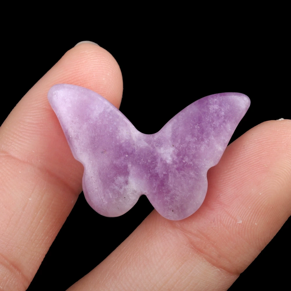 20x30mm natural crystal agate stone polished carved butterfly desktop decoration ornaments