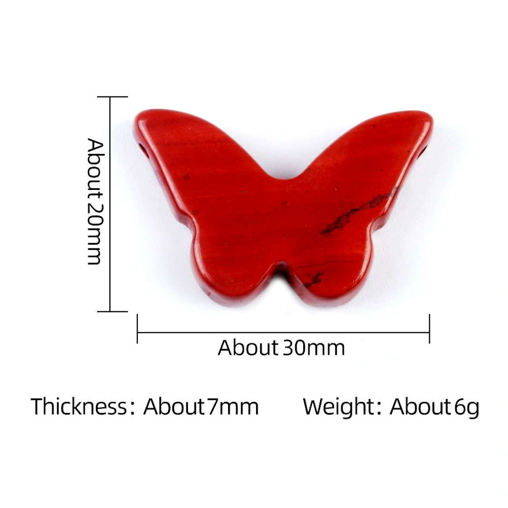 20x30mm natural crystal agate stone polished carved butterfly desktop decoration ornaments