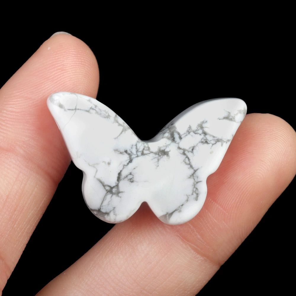 20x30mm natural crystal agate stone polished carved butterfly desktop decoration ornaments