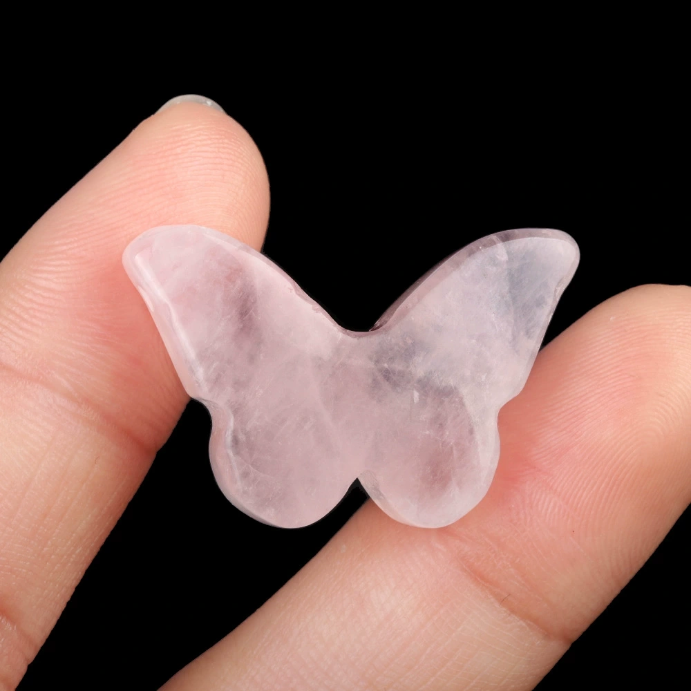 20x30mm natural crystal agate stone polished carved butterfly desktop decoration ornaments