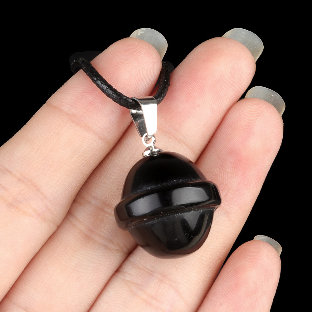 Natural crystal agate stone planet pendant galaxy planet UFO three-dimensional universe pendant jewelry