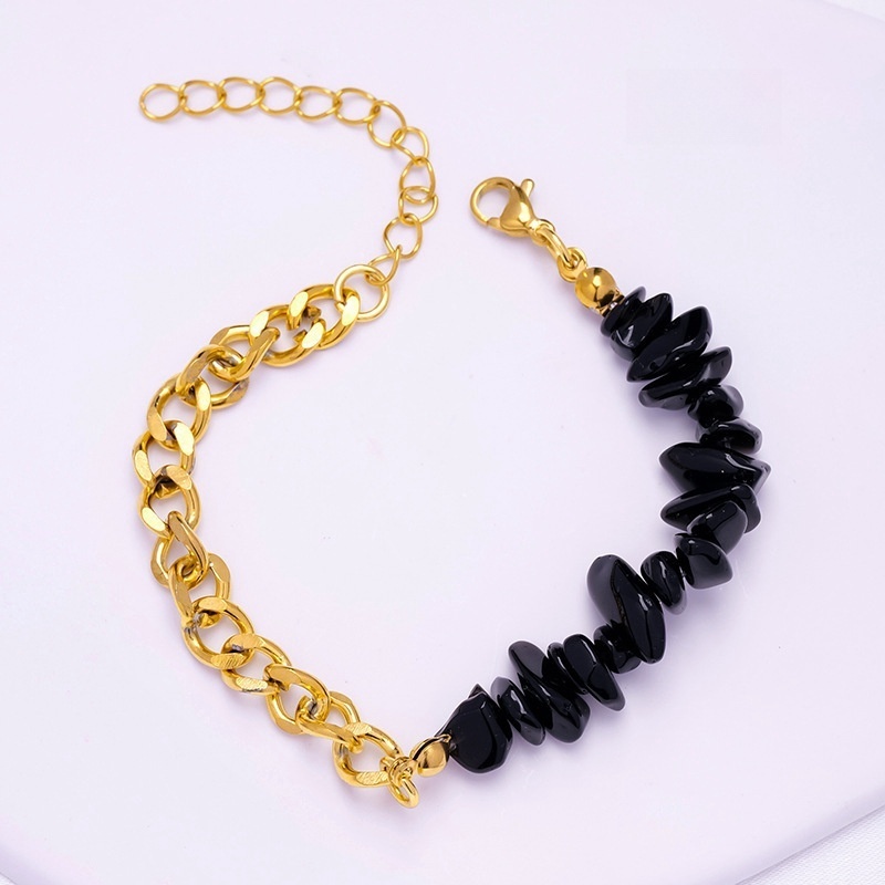 Natural crystal irregular gravel bracelet