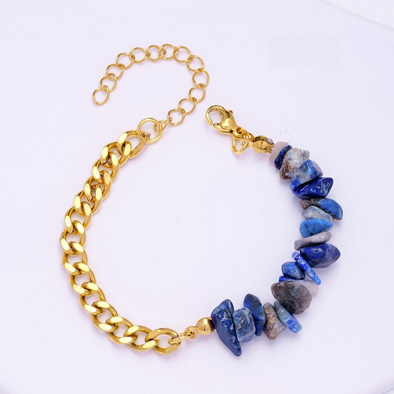 Natural crystal irregular gravel bracelet