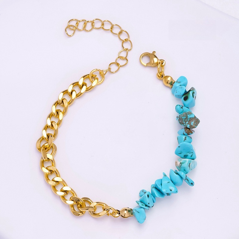 Natural crystal irregular gravel bracelet