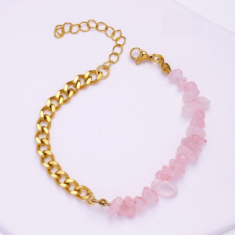Natural crystal irregular gravel bracelet