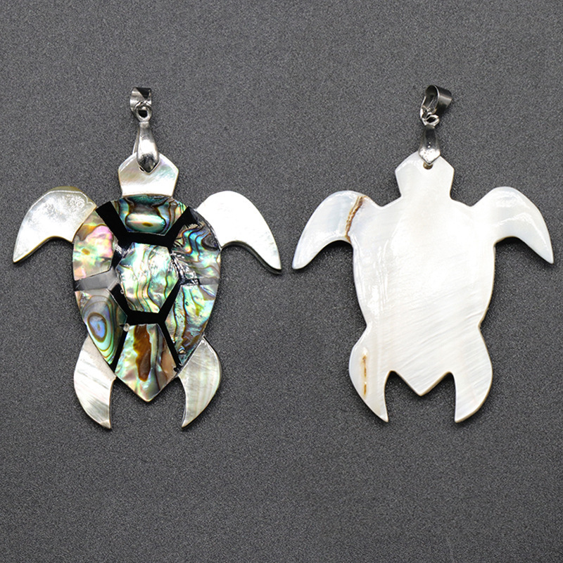 Animal Pendantl shell owl abalone shell white shell stitching various animal pendant items