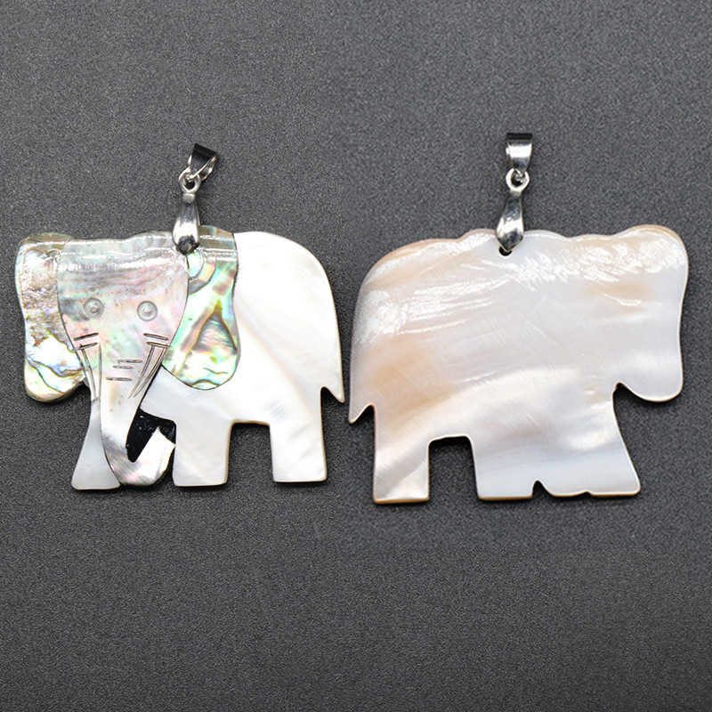 Animal Pendantl shell owl abalone shell white shell stitching various animal pendant items