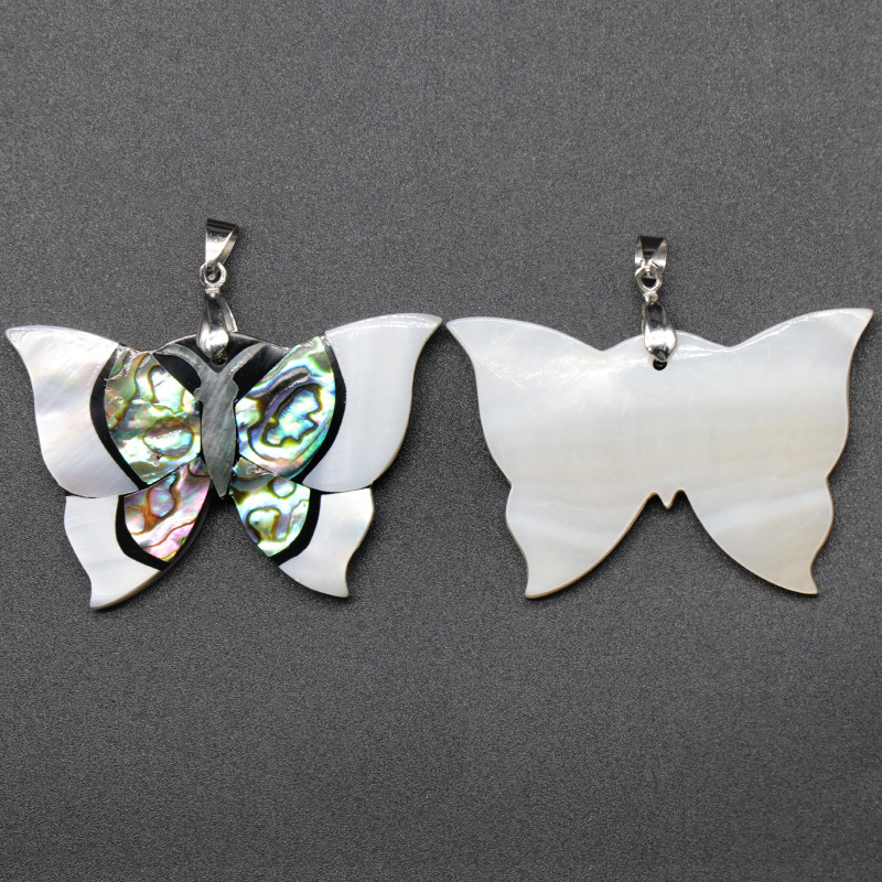 Animal Pendantl shell owl abalone shell white shell stitching various animal pendant items